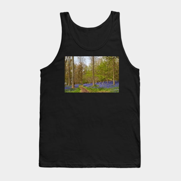 Bluebell Woods Greys Court Oxfordshire UK Tank Top by AndyEvansPhotos